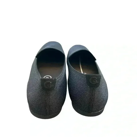GLYPH Black Knit Loafer Minimalist Washable Eco-friendly Shoes Womens 9