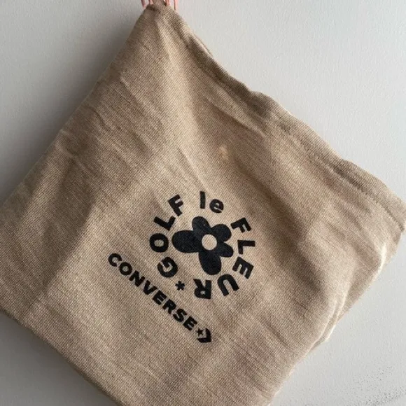 GOLF LE FLEUR burlap converse with box and dust bag