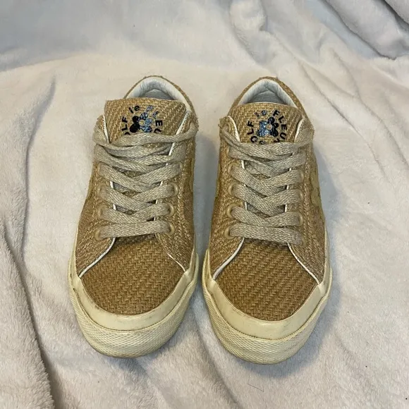 GOLF LE FLEUR burlap converse with box and dust bag