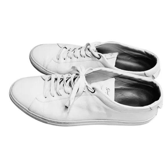 Good Man Brand Men's Edge Mono Lo Top Sneaker Shoes White Size 11