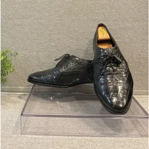 Gorgio Brutini Black Leather Dress Shoes Size 13
