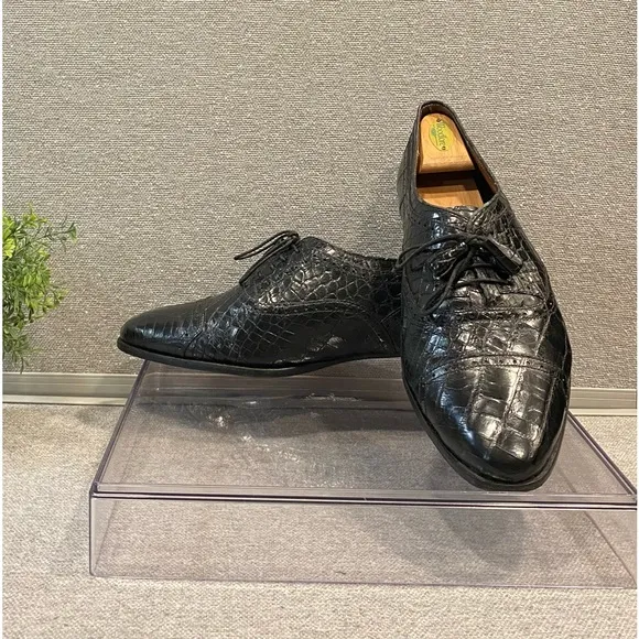 Gorgio Brutini Black Leather Dress Shoes Size 13