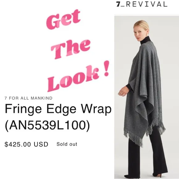Gray Wrap Shoulder Shrug Kimono Sweater With Fringe
