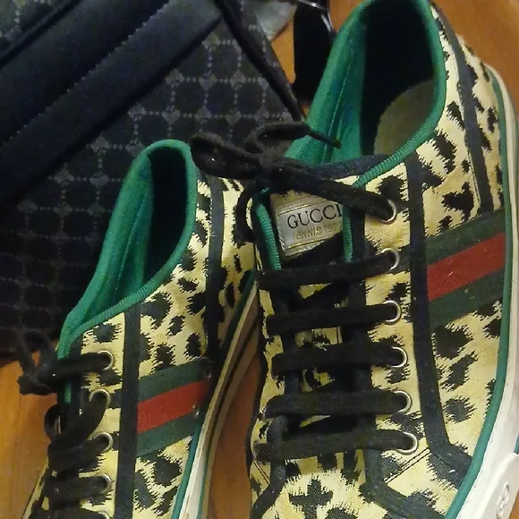 Gucci Black Sneakers Low-Top Street-Style