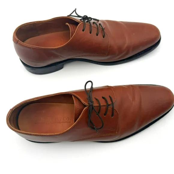 Hand Welt by ANTHONY VEER | Men's size 10.5 Brown Leather Dress Shoes Laces