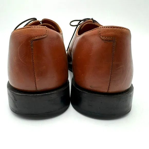 Hand Welt by ANTHONY VEER | Men's size 10.5 Brown Leather Dress Shoes Laces