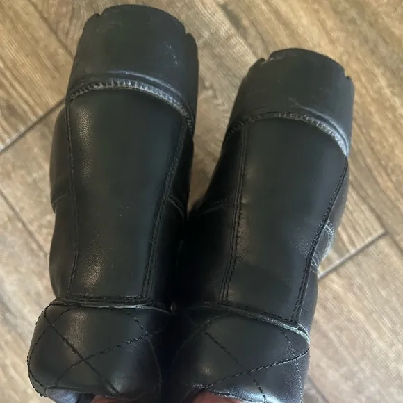 Harley-Davidson vintage cruise control leather black biker boots