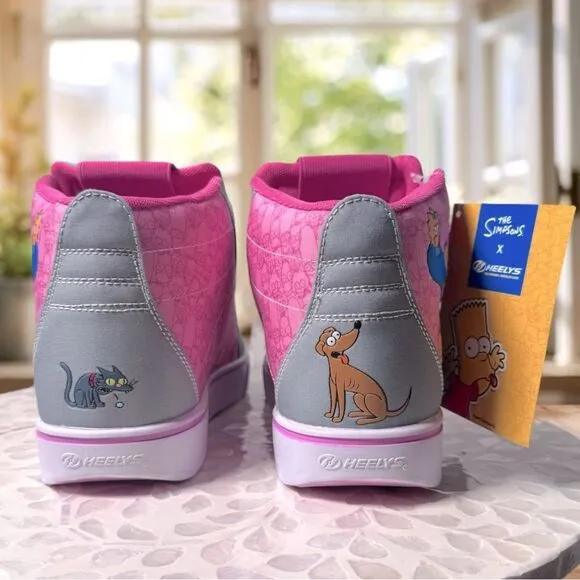 Heelys The Simpsons Pink and Grey Sneakers The Simpsons Family Size 9 Mens EU 42