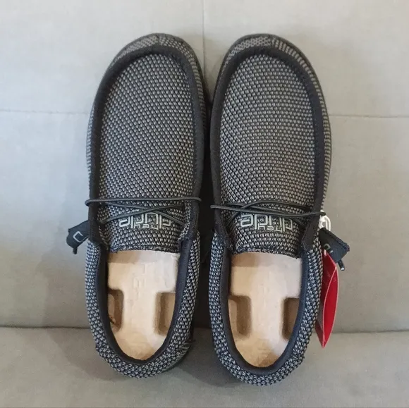 Hey Dude Wally Stretch Sox Casual Slip-On Sneaker Shoes Mens Size 9