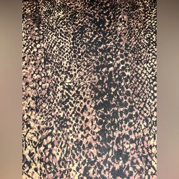Hobbs London Hallie Knit Black and Brown Sweater Dress size 6