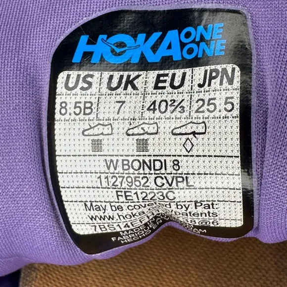 Hoka Bondi 8 Running Shoes Cushioned Comfort Athletic Sneakers Women's 8.5