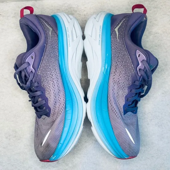 Hoka Bondi 8 Running Shoes Cushioned Comfort Athletic Sneakers Women's 8.5
