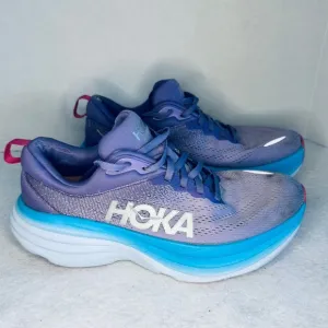 Hoka Bondi 8 Running Shoes Cushioned Comfort Athletic Sneakers Women's 8.5