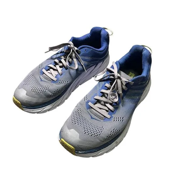 Hoka One One Clifton 6 Women's Size 11 Running Shoes Ensign Blue Wild Dove