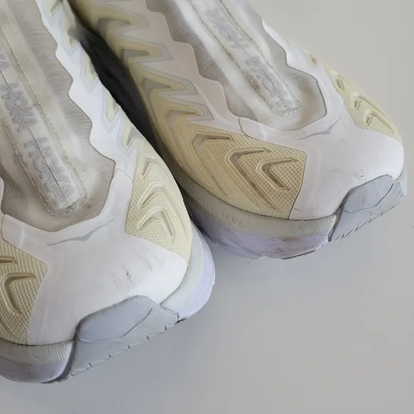 Hoka Project Clifton White Running Shoes Sneakers Mens Size 13