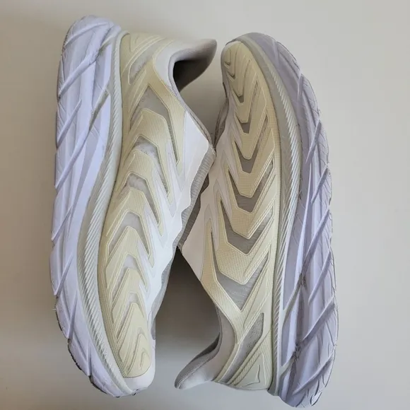 Hoka Project Clifton White Running Shoes Sneakers Mens Size 13