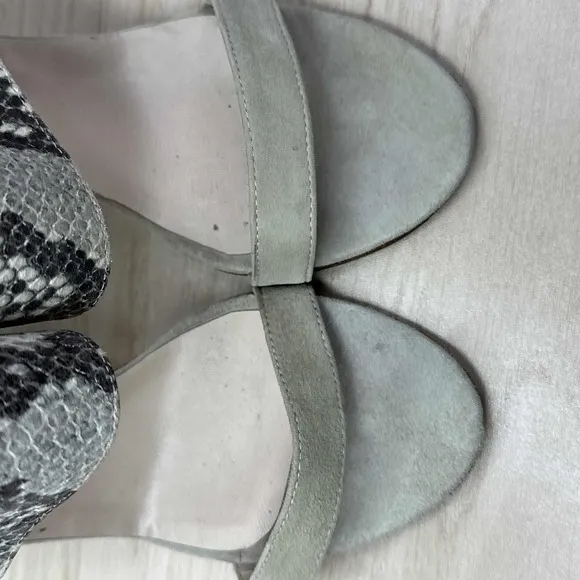Hotel Particulier Shoes Womens EU 36 Beige Snake Print‎ Heeled Sandal