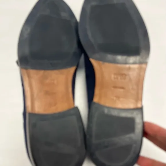 Hugo Boss Blue Suede Derek Double Monk Strap Shoes Sz. 11