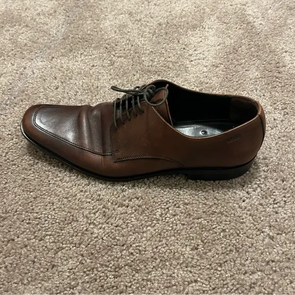 Hugo Boss Brown Leather Dress Shoes Size 10 50130567