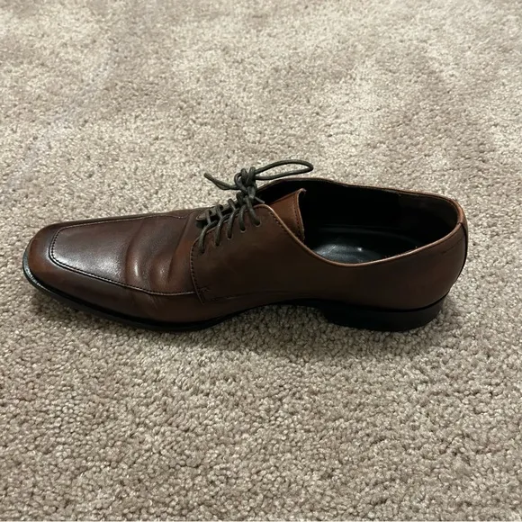 Hugo Boss Brown Leather Dress Shoes Size 10 50130567