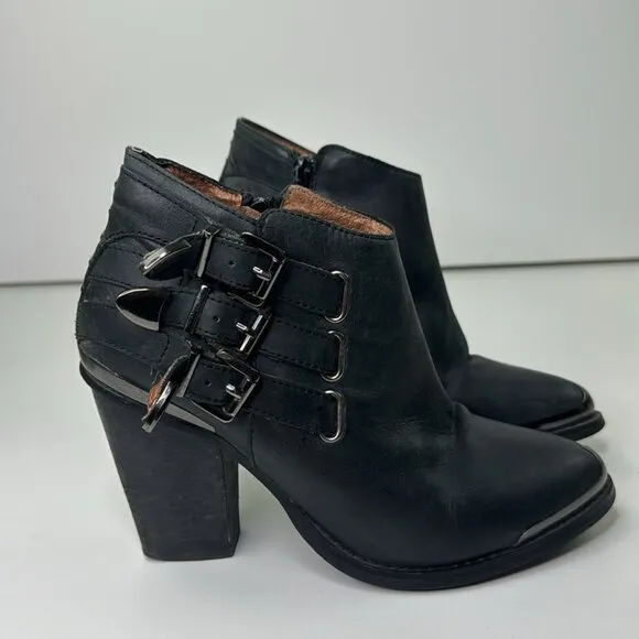 Ibiza Last by Jeffrey Campbell  Boots &quot;Westin&quot; black leather ankle booties