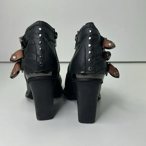 Ibiza Last by Jeffrey Campbell  Boots &quot;Westin&quot; black leather ankle booties
