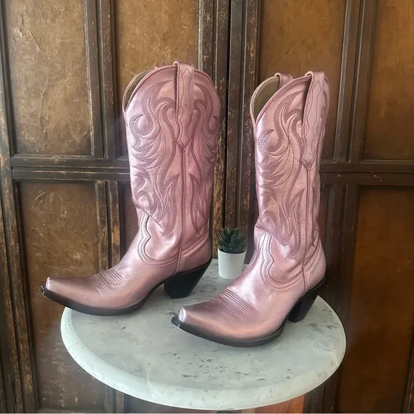 Idyllwind pink metallic cowboy boots 7.5