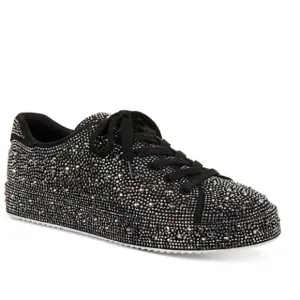 I.N.C. International Concepts Lola Rhinestone Sneakers Black EUC Size 10