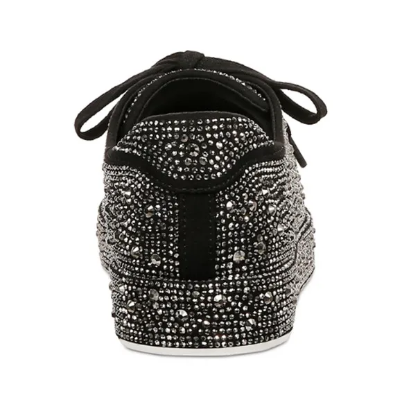 I.N.C. International Concepts Lola Rhinestone Sneakers Black EUC Size 10