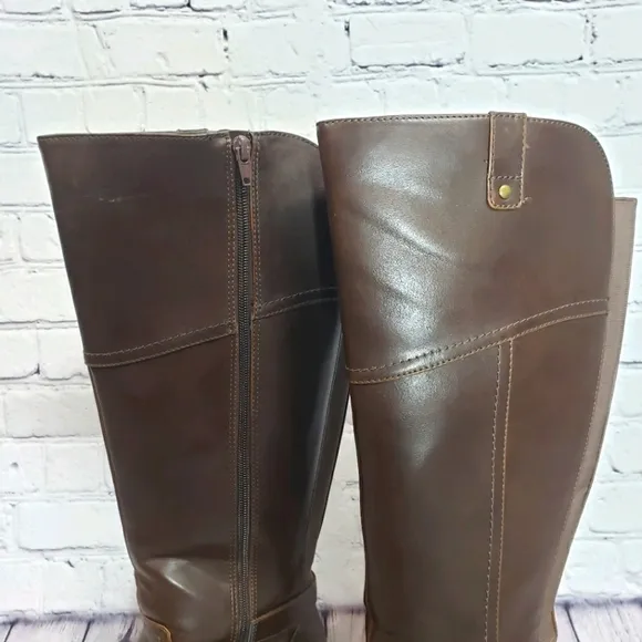 INDIGO RD. Irsalma Knee High Boots Brown Size 9.5