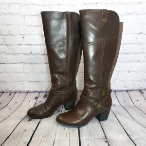 INDIGO RD. Irsalma Knee High Boots Brown Size 9.5