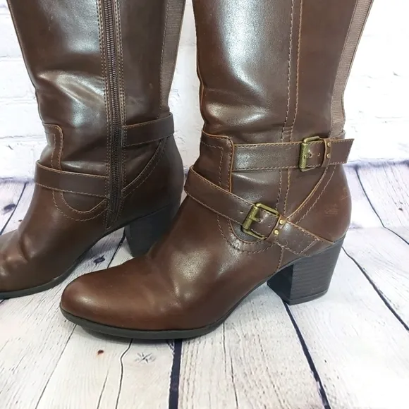 INDIGO RD. Irsalma Knee High Boots Brown Size 9.5