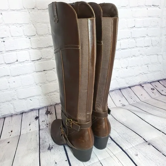 INDIGO RD. Irsalma Knee High Boots Brown Size 9.5