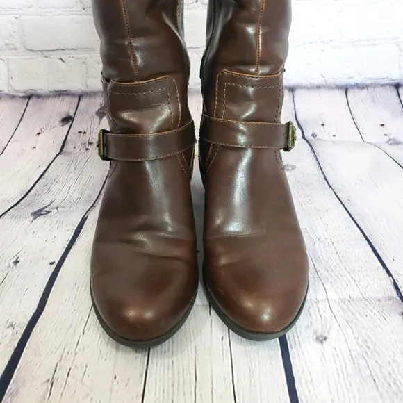 INDIGO RD. Irsalma Knee High Boots Brown Size 9.5