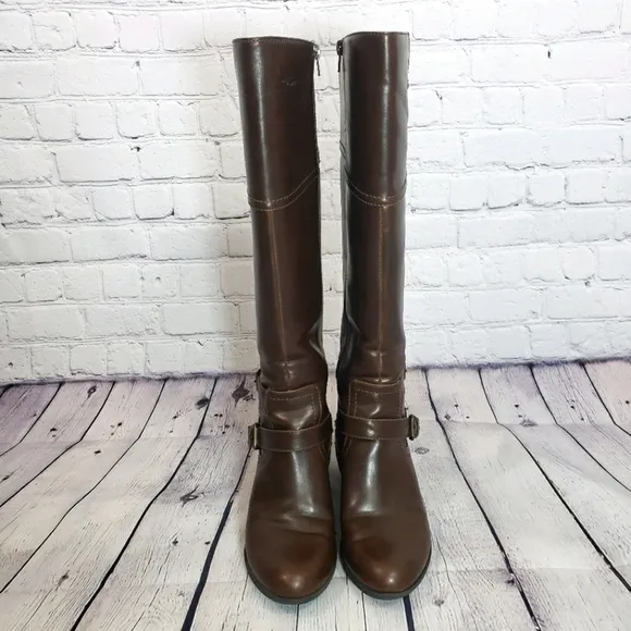 INDIGO RD. Irsalma Knee High Boots Brown Size 9.5