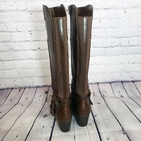 INDIGO RD. Irsalma Knee High Boots Brown Size 9.5