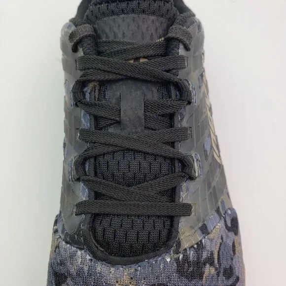 Inov8 Bare-XF 210 V2 Womens Size 8 Black Brown Camo Minimalist Sneaker Shoes