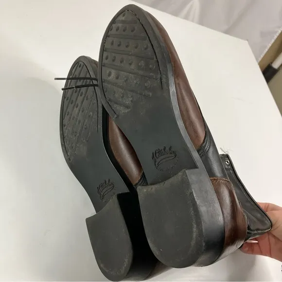 J. Chisholm | Vintage Kilte Western Brown/Black Leather Boots 10 SEE DESCRIPTION