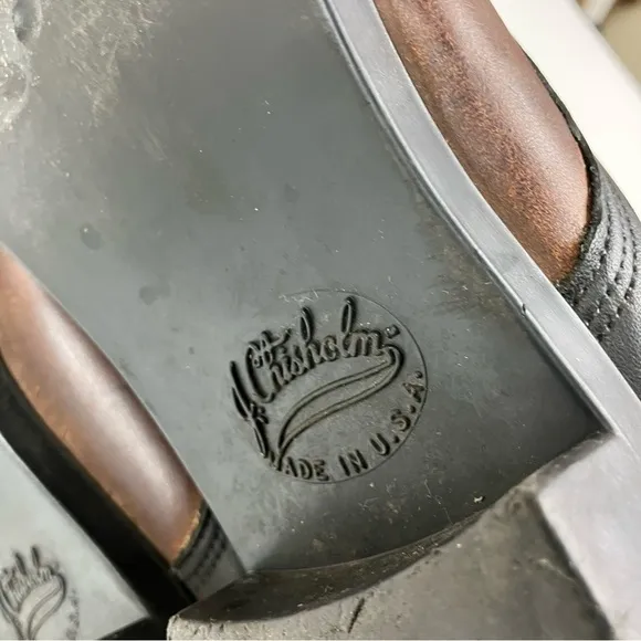 J. Chisholm | Vintage Kilte Western Brown/Black Leather Boots 10 SEE DESCRIPTION