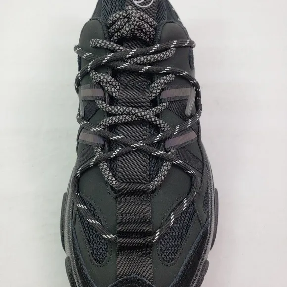 Javi Tremendous Mens Size 7 Black New York Street Chunky Comfort Sneaker Shoes