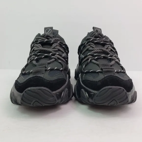 Javi Tremendous Mens Size 7 Black New York Street Chunky Comfort Sneaker Shoes