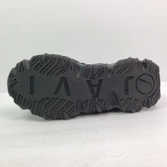 Javi Tremendous Mens Size 7 Black New York Street Chunky Comfort Sneaker Shoes