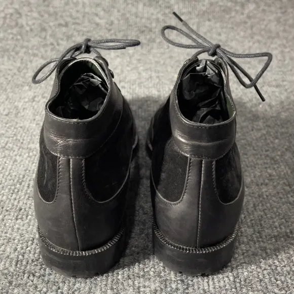 *Joan &amp; David  Women's Black Vintage Lace Up Ankle Boots Sz 6 1/2