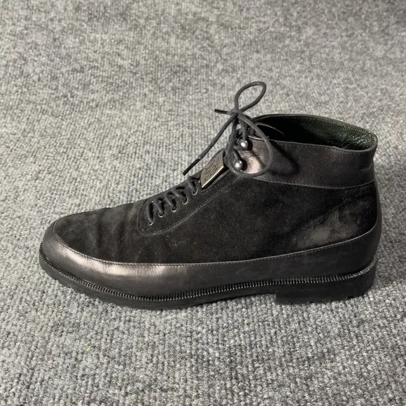 *Joan &amp; David  Women's Black Vintage Lace Up Ankle Boots Sz 6 1/2