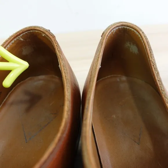 John Fluevog Monk Strap Dress Shoes Men 10 M Cognac Twin Turbine 205 Pine Street