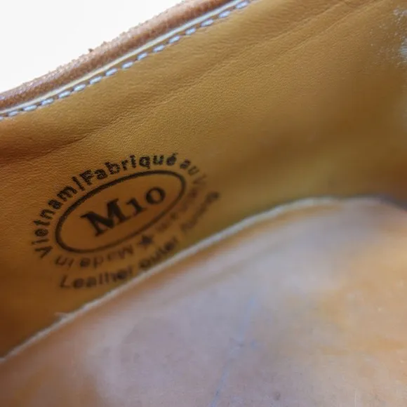 John Fluevog Monk Strap Dress Shoes Men 10 M Cognac Twin Turbine 205 Pine Street