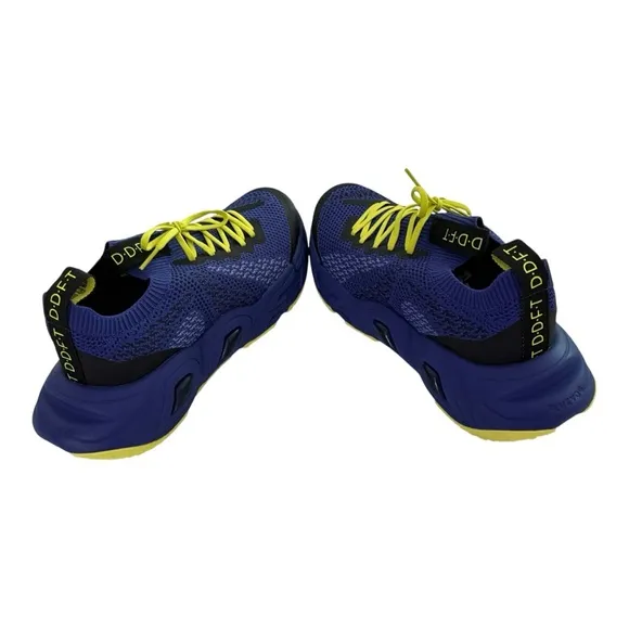 John Fluevog Yellow and Purple Athletic Shoes with Knit Upper NEW for Women&amp;MEN