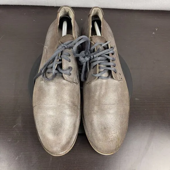 John Varvatos suede Oxford Dress Shoes Gray Size 12