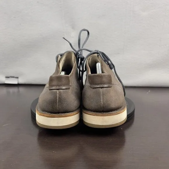 John Varvatos suede Oxford Dress Shoes Gray Size 12