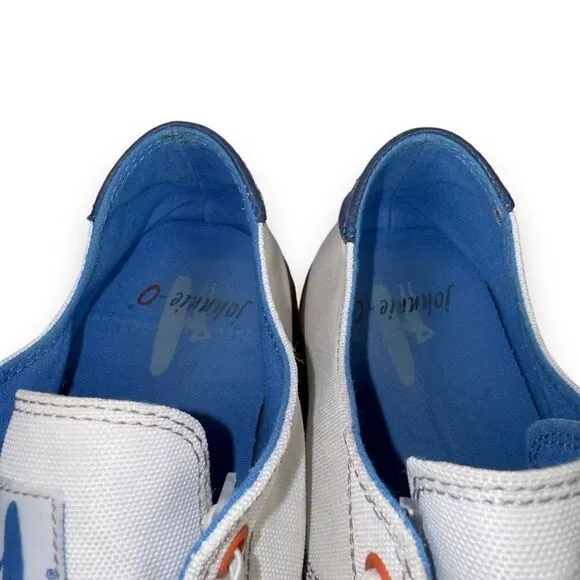 Johnnie-O Sail Away Casual Sneakers White / Blue / Gum Sole Women's 11M